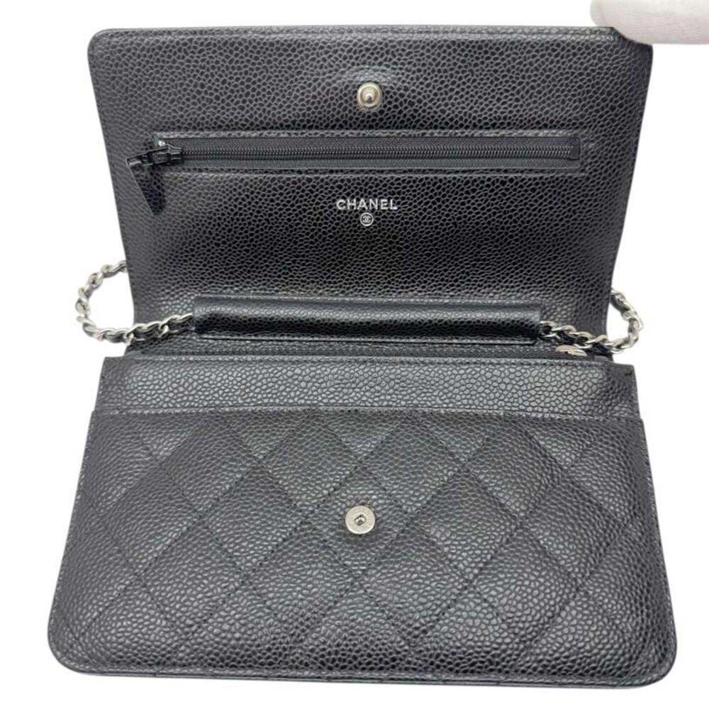 CHANEL Black Caviar Leather Wallet - Picture 8 of 12